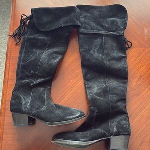 Frye Over the Knee Boots Black Size 6